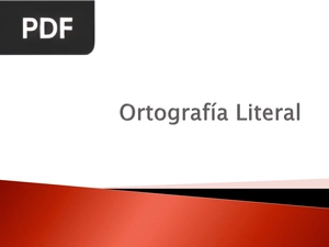 Ortografía Literal