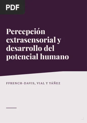 Percepción extrasensorial y desarrollo del potencial humano