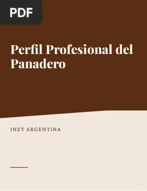Perfil Profesional del Panadero
