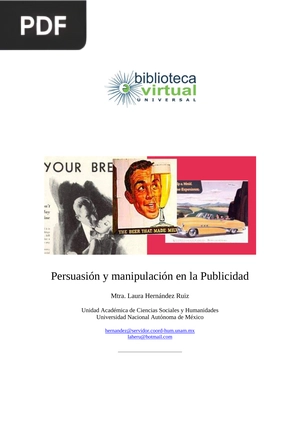 Persuasión y Manipulación en la Publicidad