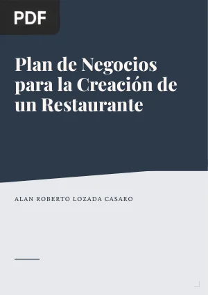 Plan de Negocios para la Creación de un Restaurante