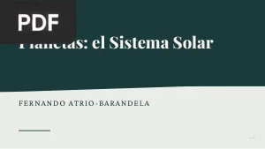 Planetas: el Sistema Solar