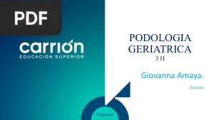 Podología Geriátrica