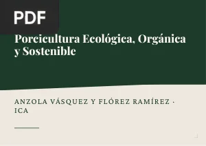 Porcicultura Ecológica, Orgánica y Sostenible