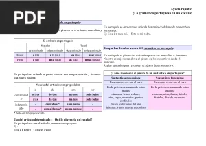 Portugués Gramática