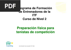 Preparación Física para Tenistas de Competición