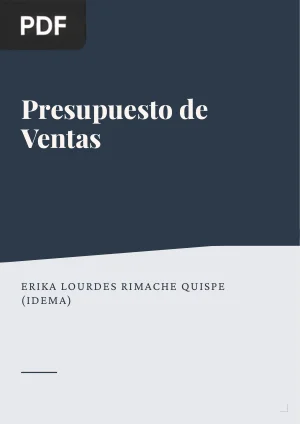 Presupuesto de Ventas
