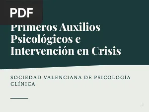 Primeros Auxilios Psicológicos e Intervención en Crisis