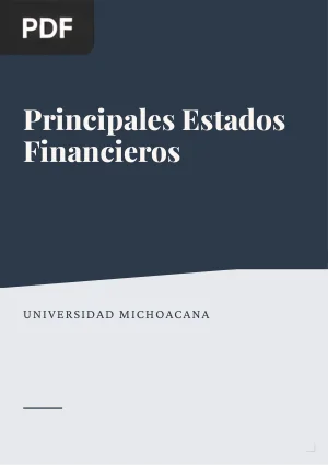 Principales Estados Financieros
