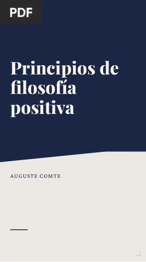 Principios de filosofía positiva