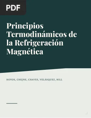 Principios Termodinámicos de la Refrigeración Magnética
