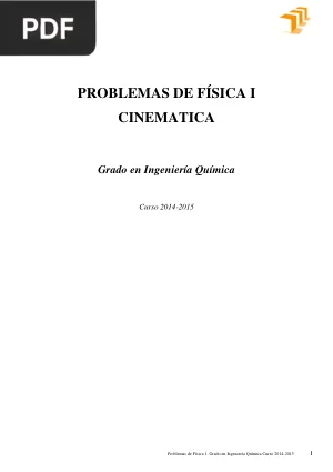 Problemas de física I Cinematica