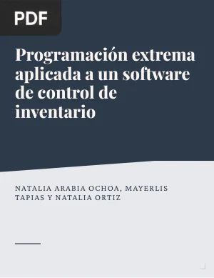 Programación extrema aplicada a un software de control de inventario
