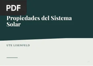 Propiedades del Sistema Solar