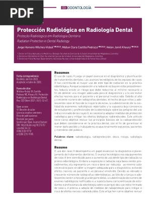 Protección Radiológica en Radiología Dental