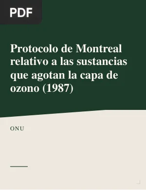 Protocolo de Montreal relativo a las sustancias que agotan la capa de ozono (1987)