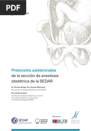Protocolos Asistenciales de la Sección de Anestesia Obstétrica de la SEDAR