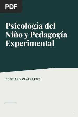 Psicología del Niño y Pedagogía Experimental