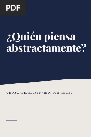 ¿Quién piensa abstractamente?