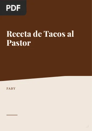 Receta de Tacos al Pastor