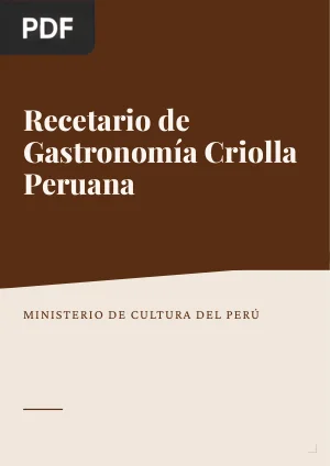 Recetario de Gastronomía Criolla Peruana