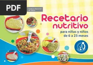 Recetario nutritivo para niñas y niños de 6 a 23 meses