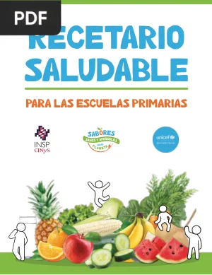 Recetario saludable para las escuelas primarias