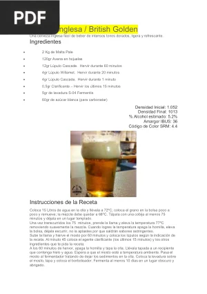 Recetas Cerveza Artesanal