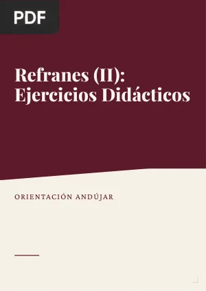 Refranes (II): Ejercicios Didácticos