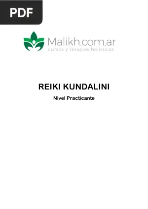Reiki Kundalini. Nivel Practicante
