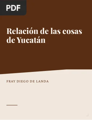 Relación de las cosas de Yucatán