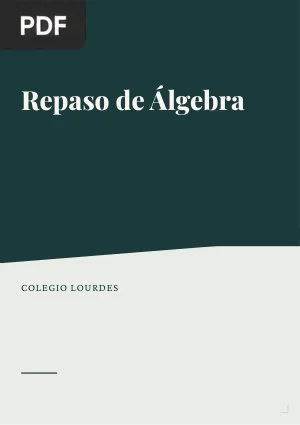 Repaso de Álgebra