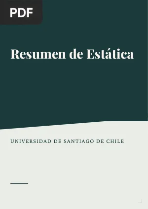 Resumen de Estática