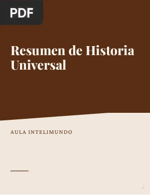 Resumen de Historia Universal Nivel preparatoria y universidad