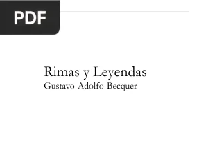 Rimas y Leyendas
