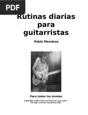 Rutinas diarias para guitarristas
