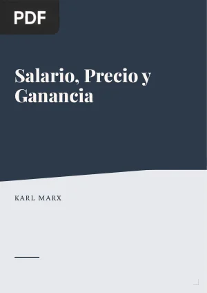 Salario, precio y ganancia
