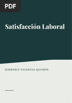 Satisfacción Laboral
