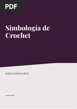 Simbología de Crochet