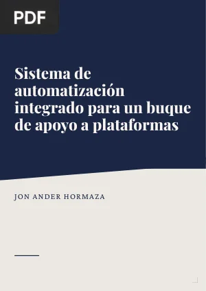 Sistema de automatización integrado para un buque de apoyo a plataformas