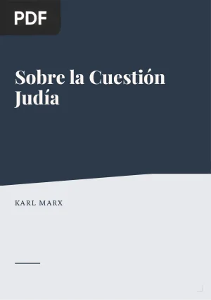 Sobre la Cuestión Judía