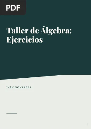 Taller de Álgebra: Ejercicios
