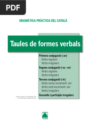 Taules de formes verbals