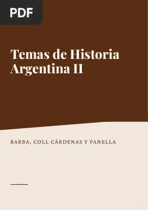 Temas de Historia Argentina II