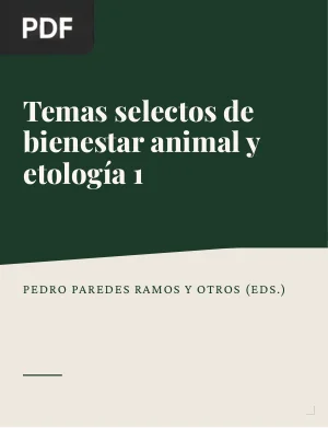 Temas selectos de bienestar animal y etología 1