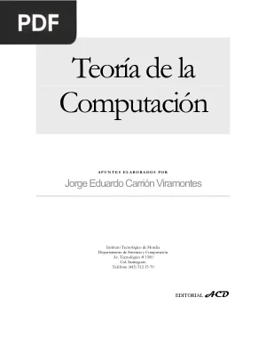 Teoría de la Computación