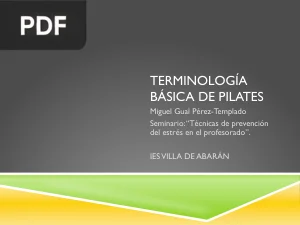 Terminología básica de pilates