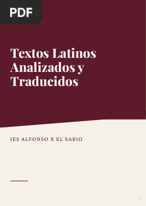 Textos Latinos Analizados y Traducidos