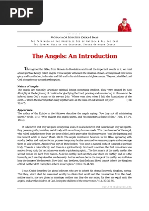 The Angels: An Introduction