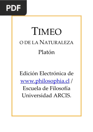 Timeo o de la Naturaleza